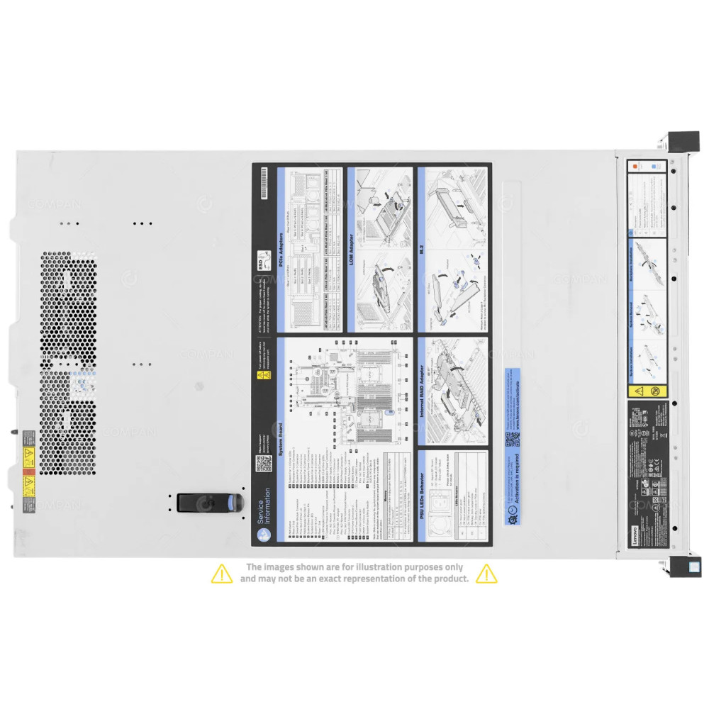 LENOVO ThinkSystem SR650 8LFF 2x Xeon Gold 6150 128 GB RAM Rails